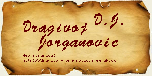 Dragivoj Jorganović vizit kartica